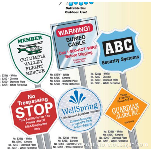 Custom Security Yard Signs